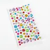 Adesivos de strass brilhantes, decorações de leque, enfeites de strass coloridos, acabamento de pérolas, materiais para artesanato DIY, atacado para vendas transfronteiriças