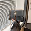 Bolso Nuevo Otoño 2025 Retro para Mujer Color Sólido Moda Casual Bolso Pequeño Casual Cadena Hombro Cruzado Mujer