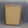 Estrutura de Madeira Não Pintada e Revestida Porta com Trançado de Rattan, Porta de Armário com Painel, Estética Medieval, Porta Esqueleto Estilo Chinês