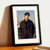 Suporte de Exibição de Porta-Retrato de Família em Madeira Maciça com Acabamento de Alto Padrão, Impressão de Fotos em Nogueira Preta, Moldura Comemorativa para Impressões de Fotos 6 polegadas 8 polegadas