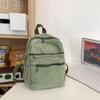 Moda elegante big bag 2024 nova moda INS textura simples mochila personalizada primavera estilo ocidental pequena mochila