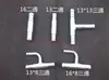 Conectores Galvanizados para Estaleiros, Tubos de Ar de 13mm e 16mm, Tampões de Tubo Polidos, Tampões de Vento, Conectores de Tubo em T, Espessados