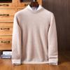 24 outono e inverno novo suéter de cashmere grosso masculino básico gola redonda suéter casual de negócios