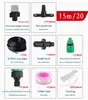 Kit de Riego por Goteo Automático para Jardín, Tubería de Micro Aspersión Ahorradora de Agua con Flujo de Agua Ajustable, Equipo de Riego para Plantas en Maceta de Balcón y Patio