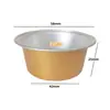 5-230ml tamaño pequeño té de enzimas polvo para la salud taza de papel de aluminio paquete de café caja de lata dorada 10