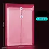 Bolsa Transparente de Archivo para Documentos A4 de Gran Capacidad, Bolsa de Almacenamiento de Archivos A4 de Alta Gama con Pegatinas de Etiquetas, Personalizable