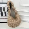 Bolso de Hombro Único para Mujer Estilo Nuevo 2026, Bolso de Mano de Algodón Acolchado Moda Coreana, Bolso Cruzado Tipo Dumpling, Bolso Plegado Nube