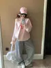 Moda Coreana Dulce y Picante para Chicas Estilo Perezoso Sudadera Delgada para Mujer Principios de Otoño Nuevo Diseño de Atuendo Dopamina Top Tendencia