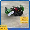 Exportado para a Austrália, Cortador de Grama com Controle Remoto Rastreado, Máquina Rotativa de Preparo de Solo e Corte de Grama, Cortador de Grama Diesel Multiuso