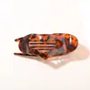 Pinza para el pelo de pico de pato de leopardo de alta gama exclusiva transfronteriza, elegante y versátil, Pinza para el pelo de pico de pato con forma de lazo, Accesorio para el pelo para la parte posterior de la cabeza