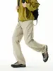 Pantalones de senderismo para hombre Niaojia Soft Shell Otoño Plegados Ligeros Ligeramente Acampanados Rectos Casuales Cimitarra Negro