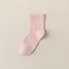 Calcetines de Cáñamo para Mujer, Media Pantorrilla, Malla de Verano, Transpirables, Delgados, Deportivos, Antiolor, Tubo Largo, Calcetines de Colores Dulces