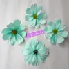 DIY 7cm flor artificial cor cosmos cabeça de flor artificial flor de tecido de seda enfeites para roupas chapéus enfeites para sapatos decoração de casa