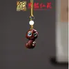 Pingente de Corrente para Celular Sapo de Madeira Arco-Íris Yiming Xianyuan Sandália Criativa de Sândalo Animal Desenho Animado Sapo Ornamento