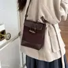Bolso Cruzado de Teléfono de un Solo Hombro Estilo Coreano Versátil Estampado de Leopardo Diseño de Nicho Nuevo Estilo Compras Viajes 2026 Lunares