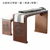 Mesa y Taburete de Madera Maciza para Guqin, Mesa de Resonancia, Mesa Zen de Caligrafía de Nuevo Estilo Chino, Mesa de Cultura Tradicional China, Mesa para Copiar Escrituras y Caligrafía, Mesa y Taburete para Guzheng
