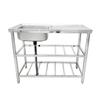 Fábrica mayoreo acero inoxidable desmontable lavabo doméstico escuela cocina lavabo fábrica lavabo fregadero