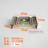 LED tubo simples tubo duplo lâmpada à prova de três clip de aço inoxidável lâmpada cartão de fixação de teto clipe integrado cartão Sanxiong