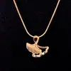 Collar de Acero Titanio con Hoja de Ginkgo para Mujer, Cadena para Clavícula "Tres Vidas de Suerte", Colgante Accesorio de Diseño de Nicho de Lujo Ligero