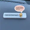 Placa de Estacionamento Temporário para Carro Desenho Animado Carro Número de Telefone Escondido Placa de Licença Móvel Acessórios Criativos para Interior de Carro