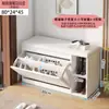 Banco para Trocar Sapatos com Armazenamento para Entrada de Casa, Armário de Sapatos Integrado, Banco de Entrada para Sapatos, Armário Simples Organizador de Sapatos
