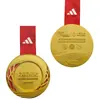 Medallas de Metal Personalizadas para Eventos Deportivos, Medallas de Oro, Plata y Bronce para Maratón con Grabado en Relieve, Placas Conmemorativas de Eventos