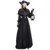 Popular Disfraz de Doctor de la Peste Medieval Steampunk Europeo y Americano para Adultos Máscara de Pico de Cuervo Halloween