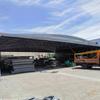 Toldo Retrátil para Exterior Dobrável Armazém Impermeável Abrigo para Estacionamento Quadra de Basquete Fabricante Atacado