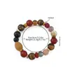 Pulseira Colorida Natural Original Colar Pulseira de Pedras Preciosas Mistas Pulseira de Ágata Vermelha de Alta Qualidade Corrente para Clavícula Feminina