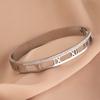 Pulsera Europea y Americana Ins Moda Simple Lujo Ligero Titanio Personalizada Acero Inoxidable Chapado 18K Pulsera Joyería Temperamento Trendy