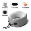 Almohada en forma de U Protección para el Cuello con Capucha Portátil para Viaje Protección para el Cuello de Avión Espuma de Memoria Almohada de Viaje Coleccionable Plegable en Forma de U Transfronterizo