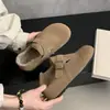 Para Pessoas Baixas, Estes Sapatos Aumentam a Altura em 5cm~ Sapatos Birkenstock de Couro Genuíno para Mulheres, Sola Grossa, Forrados com Lã, Novos Mocassins de Outono e Inverno, Sapatos de Algodão, Sapatilhas Birkenstock