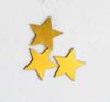 Estilo europeo boda doble cara estrella dorada de cinco puntas hueca láser DIY reflectante oro Diario tarjeta de papel decorativa en stock al por mayor