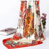 90 Grande Lenço Quadrado Lenço Feminino Primavera e Outono Coreano Decorativo Aeromoça Lenço de Cetim Novo Lenço Lenço Presente de Dia das Mães