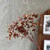 Ramo de Plantas Verdes Artificiales con 16 Tallos de Hojas de Dinero y Eucalipto Arreglo Floral de Boda con Accesorios para Arreglos Florales Planta Verde Exportación al por Mayor