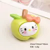 Accesorios de Resina DIY de Dibujos Animados, Pinzas para el Cabello de Manzana 3D Multicolor, Hebillas para Zapatos, Imanes para Refrigerador, Colgantes para Llaveros