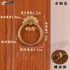 Novo Estilo Chinês Gaveta Armário Porta Amarelo Puro Puxador Armário Antigo Puxador Completo Porta de Madeira Janela Puxador Retrô Outro
