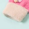 Luvas Infantis Personalizadas com Desenhos de Desenhos Animados, Forradas com Lã, Luvas Quentes Fofas para Bebês e Crianças, à Prova de Frio, Modelos Infantis Selecionados