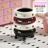 Papelera de Gran Capacidad y Estilosa para Uso Doméstico, Nuevo Modelo 2025, Cubo Sanitario Lindo Estilo Ins con Ruedas para Sala de Estar y Dormitorio