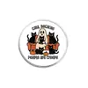 Broche de Dibujos Animados de Fantasma y Gato Negro de Halloween, Insignia Metálica con Texto Divertido, Accesorios de Pines Personalizados para Ropa y Bolsas