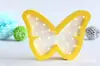 Fornecimento transfronteiriço luz noturna LED de borboleta de madeira luz noturna para casa infantil lâmpada estilo borboleta bonita
