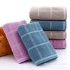 Toalla facial de cuadros oscuros al por mayor 105g necesidades diarias toalla facial suave absorbente productos para el hogar adulto lavado