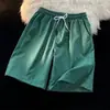 Siempre en stock, nuevos shorts deportivos de baloncesto de verano para hombre, pantalones finos de seda helada de secado rápido, shorts casuales hasta la rodilla