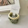 Paquete de 3~Alta Elasticidad, Engrosados, Coloridos, Diademas para el Cabello Tipo Toalla Sin Costuras, Suaves y Gentiles con el Cabello, Bandas Elásticas Jacquard para Coletas Altas