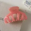 Pinza para el Cabello de Media Luna con Forma de Calabaza, Pinza de Garra para el Cabello de Tamaño Mediano para Media Cola de Caballo, Pasador Retro de Gama Alta, Accesorio de Garra para el Cabello de Hueso de Dragón para Mujeres