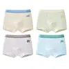 Roupa íntima infantil feita de algodão puro, algodão Classe A, para meninos adolescentes de 10 a 15 anos, período de desenvolvimento, cuecas boxer para meninos