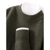 Suéter de cuello alto informal de negocios de alta gama, 100% cachemira de montaña pura, suéter de manga larga para hombre, nuevo suéter interior