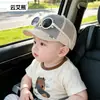 Gorro de bebé, estilo primavera y otoño, gorra de pico para niños y niñas, gafas de sol desmontables, gorra de béisbol, malla de verano