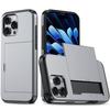 Modelo Novo de Fábrica Adequado para Capa de Celular iPhone 17, Capa Deslizante iPhone 16 com Porta-Cartão, Capa Carteira Anti-Queda Duas em Uma 14 Pro