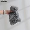 Comércio Exterior Chapéu de Lã Outono e Inverno para Homens e Mulheres com Forro de Fleece Chapéu de Tricô Espesso Chapéu para Frio Personalidade Quente Moda Versátil Cor Macaron